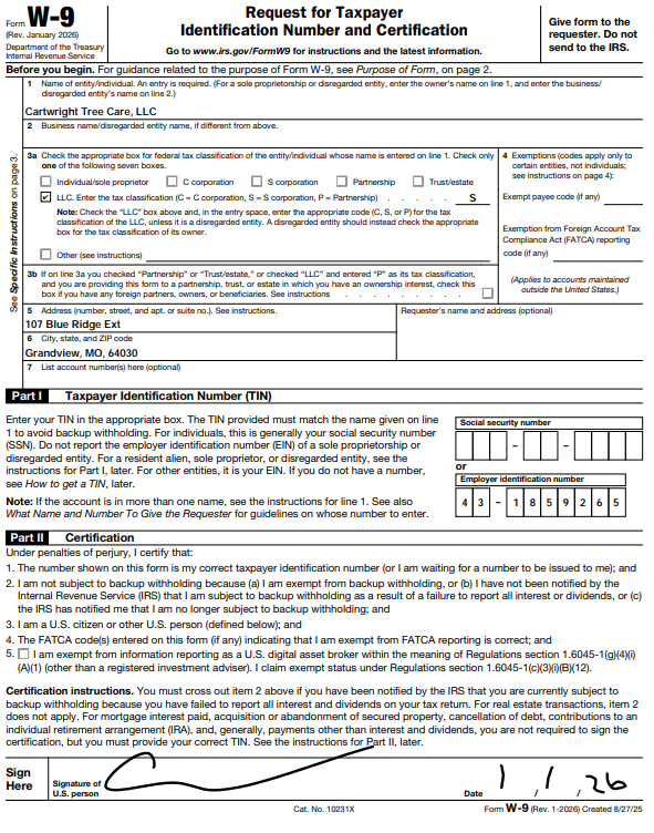 w9 2026